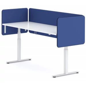 Íróasztalra szerelhető front paraván 140 x 80 méret, többféle színben