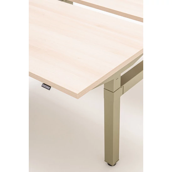MDD Ogi Drive 1 motoros elektromosan állítható munkaállomás 120x150 cm 72-119cm