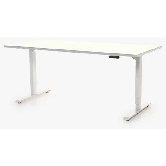 ErgoWork el.asztal    fehér lábbal  139 x 70 18 mm fehér  lappal